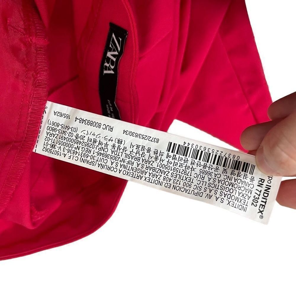 Zara Red Work Pants‎ - Picture 8 of 11